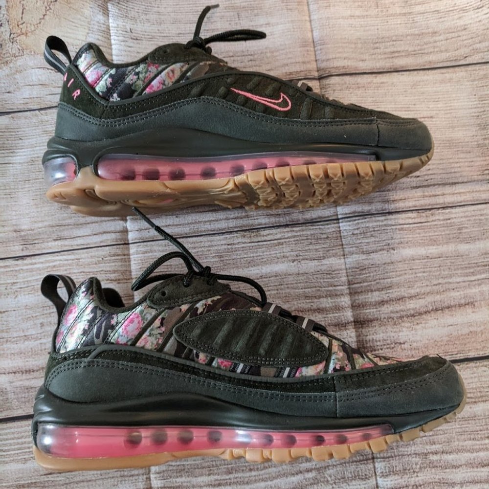 Nike AIR MAX 98 'FLORAL CAMO' 8.5 Sneakers